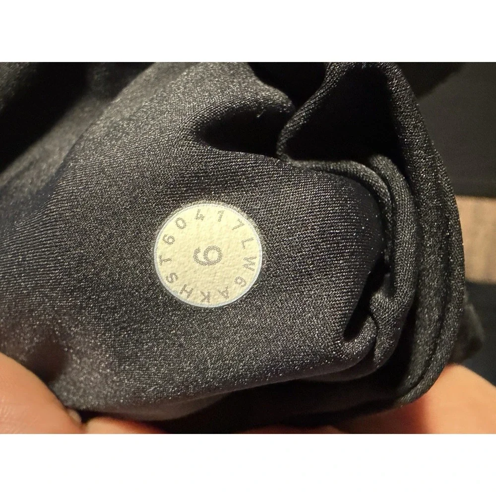 Lululemon Fast And Free Crop II Nulux 19 Inch Size 6 Leggings Black